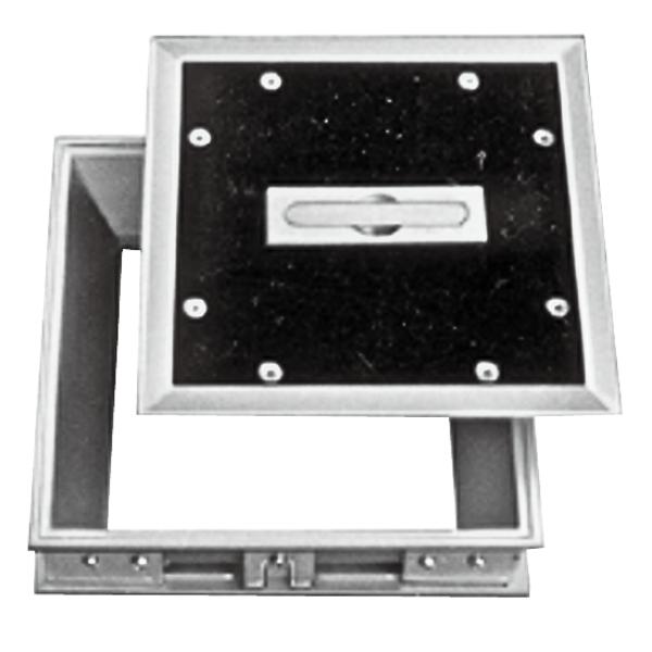 第一機材(DKC) D-2S フロアーハッチ 300用 アルミ目地 小口径水抜栓用 落込取手型 デルタハッチ Pタイ..