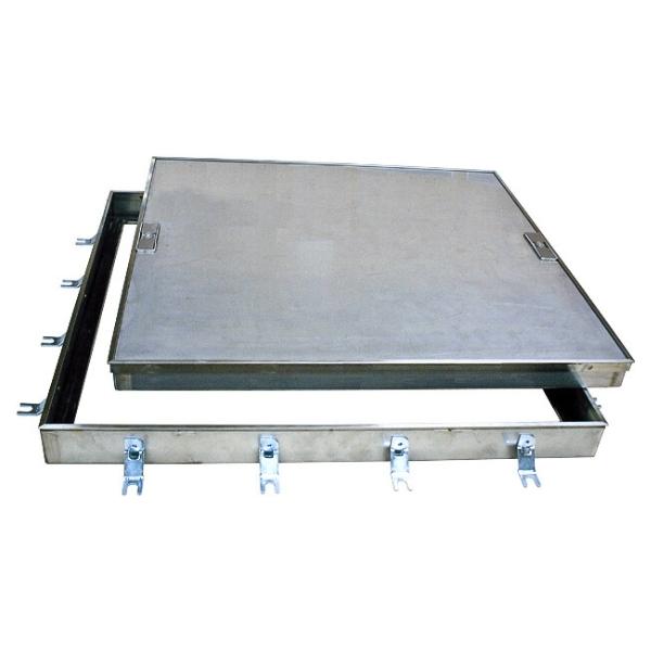 第一機材(DKC) HSE-7S-N フロアーハッチ ハンドル無し 350用 Pタイル貼物用 ねじ取手型 ガタツキ防止型..