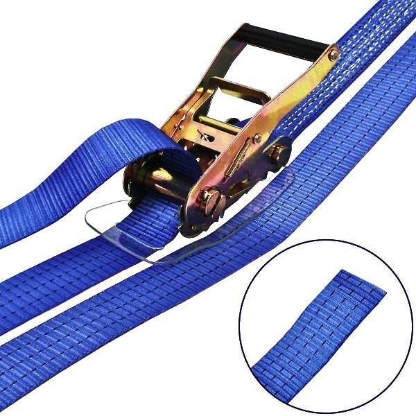 フリーク ラッシングベルト 青 エンドレス0.75ton ラチェットバックル式 75043 使用荷重750kg 幅25mm 長さ2m 入数1本