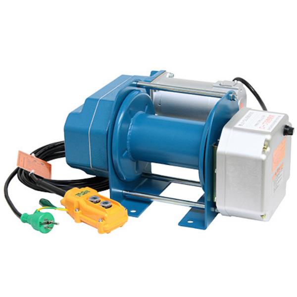 富士製作所 シルバーウインチ 簡易小型電動ウインチ まくべぇ〜シリーズ 二速型 単相100V MC-150S 最大荷重150kg 軽作業用 超軽量