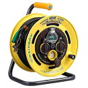 ハタヤ レインボーリール BE-30K 30m 漏電遮断器付 接地付 防雨型 100V型 屋外用コードリール 防雨型コンセント アース付