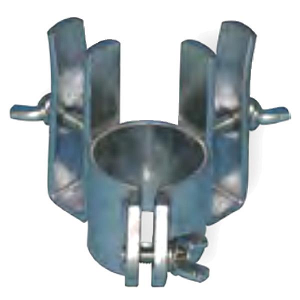 くい丸 システムズ φ38.1mm 丁張り 柵用 板コーナー 1個