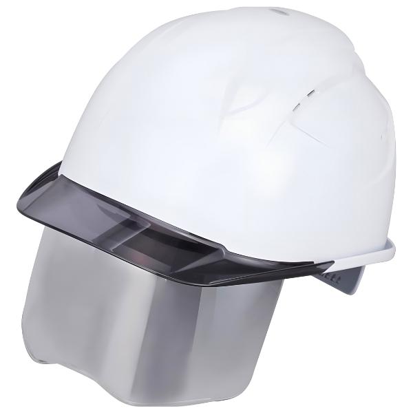 樂天商城 - トーヨーセフティー シールド内臓ヘルメット 白色 No.398F-S-C TOYO SAFETY