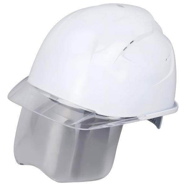 樂天商城 - トーヨーセフティー シールド内臓ヘルメット 白色 No.398F-C-C TOYO SAFETY
