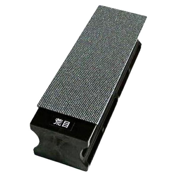 ツボ万 アトマ1/4 台付 平型 荒目 #140 ATM1/4F-1.4D サイズ37.5×117×32mm