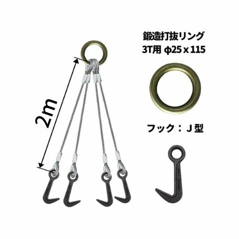 軽量シャックルRSE 使用荷重：25[tf] RSEシャックル 送料無料 コンドーテック