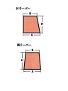 発泡目地棒 片テーパー/両テーパー 【個人宅配送の場合、追加運賃発生】