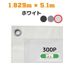 防炎メッシュシート 2類 1.829m×5.1m 10枚入り ホワイト 防炎シート メッシュシート