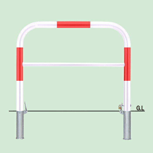 帝金 バリカー 横型 Y82PK3-10赤白 法人限定