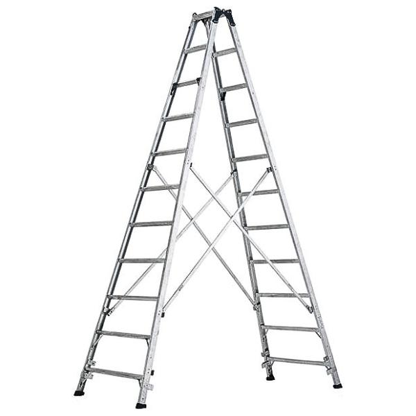 アルインコ 専用脚立 MXB330F 11尺 高所作業 天板高さ3.18m 幅広踏ざん60mm