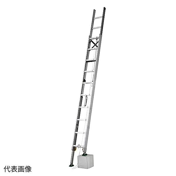 アルインコ 伸縮脚付2連はしご MDE64D 全長6.37m 最大使用質量100kg ALINCO 2