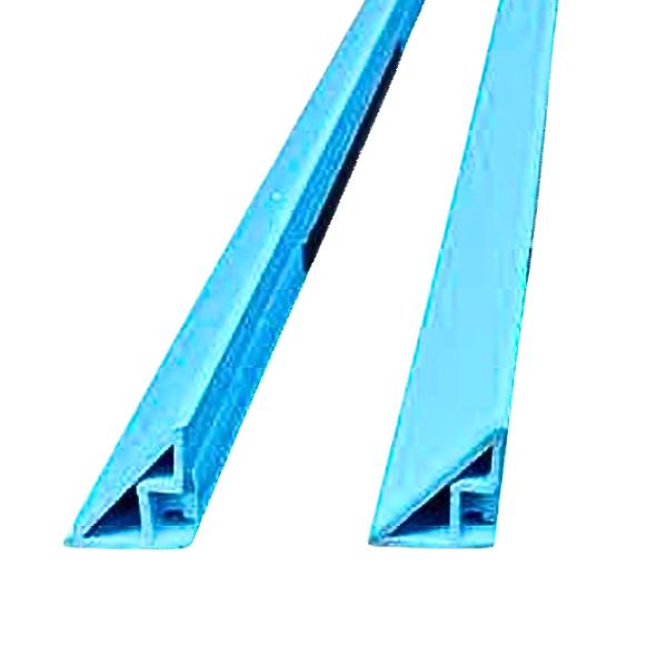 アークエース Z-Shark面木 水色 25×1500mm 1本 磁石付面木 スチール型枠に磁力で簡単固定 面取り作業に最適