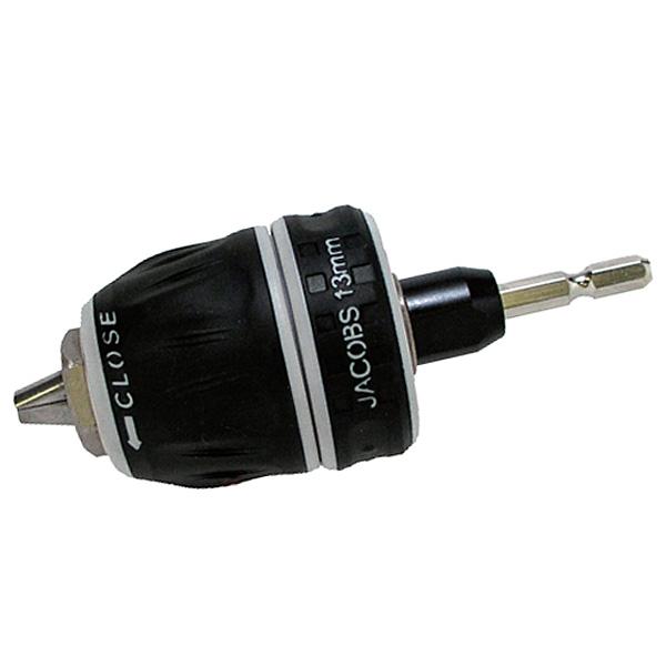 アックスブレーン DNK-13 クッショングリップ キーレスチャック 1.5〜13mm ドリルチャック クッショングリップ ロック機能付