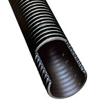 デンカ 暗渠排水管 トヨドレンダブル管 内面平滑タイプ TDW-50 内径50mm×長さ4m リング形状 有孔管 暗渠管 排水管
