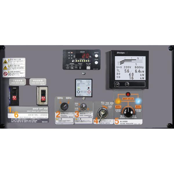 ��Ǽ����ǧ���ʡۥǥ�衼 �ǥ������륨�󥸥�ȯ�ŵ� TLG-8LSKE-D �����ޥ른���ͥ졼�� ���� ñ��3��Ʊ�����ϵ� 50/60Hz Denyo