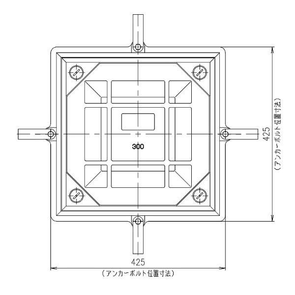 第一機材(DKC) MT-H6SL 化粧蓋 開閉具無し 300用 ステンレス目地 密閉形 ボルトロ...