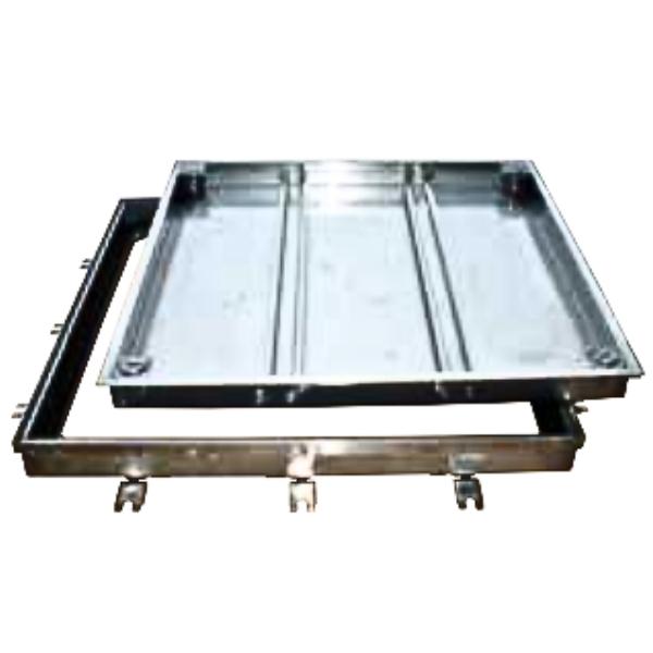 第一機材(DKC) HWP-8S5 フロアーハッチ ハンドル無し 600用 モルタル充填用 密閉型 防水型・防臭型 屋..