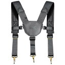 フジ矢 ASP-LBG サスペンダー Lサイズ 黒金 Light PU Leather シリーズ(4)