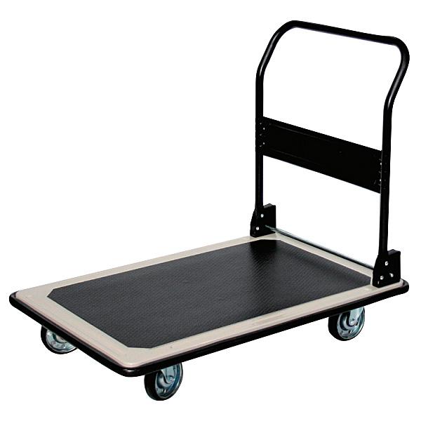 ハマコS.S 省音プレス製台車 PD-150TU 折りたたみハンドルタイプ ウレタン車輪 積載荷重150kg