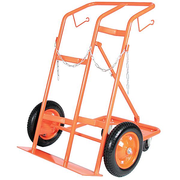 ハマコS.S ボンベ台車 4輪車 BC-04 酸素・アセチレンボンベ用 均等荷重200kg