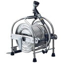 ハタヤ 大口径オールステンレス蛇腹ホースリール 20m SSA-20J