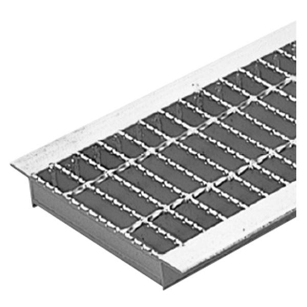 【受注生産】カネソウ スチール製グレーチング 歩道U字溝用 クッション付き HXHU-P-2032 T-14仕様 クッション付き