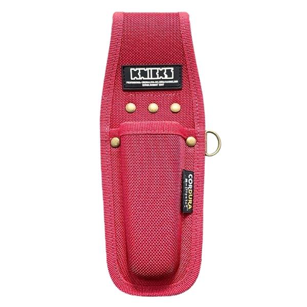 Rakuten - ニックス BAR-100CN EVA・コーデュラバリスティック生地 底付きカッターホルダー レッド 撥水加工 工具差し 電工用