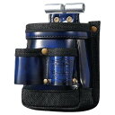 ニックス アドバンガラス革VA小物腰袋 青 ADV-201TG-BL