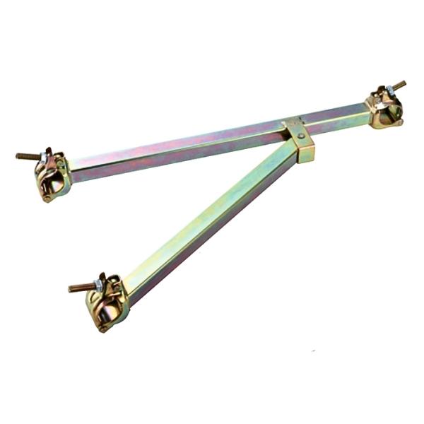 マルサ BZ-500S 兼用ブラケット 540mm 5本入 単管φ48.6/枠組みφ42.7兼用 折りたたみ式 足場板設置用 仮設工業会認定品