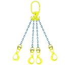 マーテック チェーンスリング 長さ調整機能付 4本吊りセット TG4-BKL 10mm-1.5m 8.3t 8300kg MARTEC