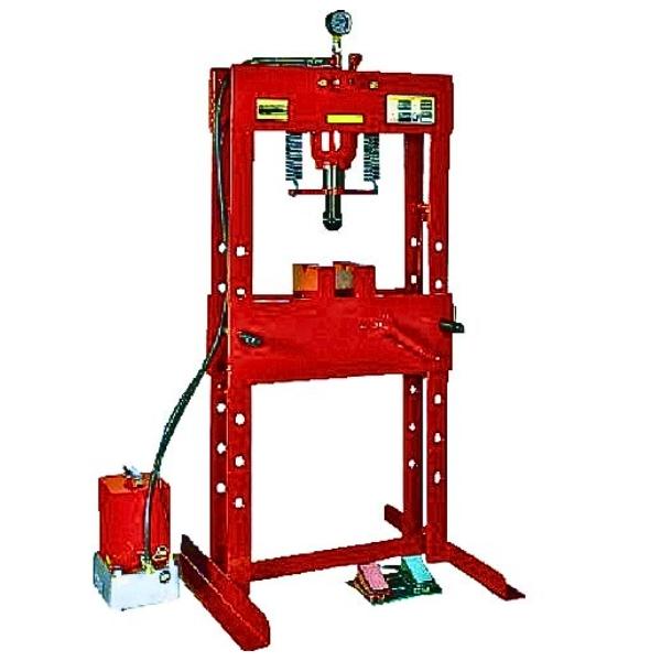 マサダ製作所 MHP-15E-4A 15TON 電動・手動兼用 門型矯正油圧プレス フットスイッチ