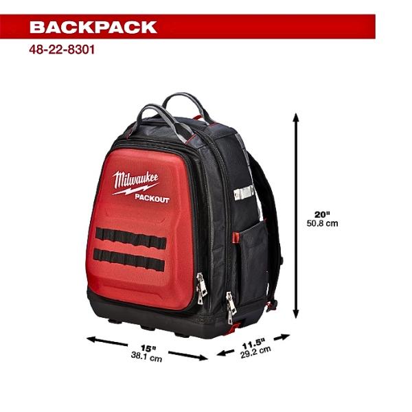 ミルウォーキー 48-22-8303 PACKOUT タフバックパック 耐荷重：23kg