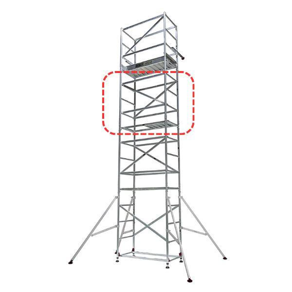 ピカ アルミ製 パイプ足場 ハッスルタワー 中階 ATL-WS2A