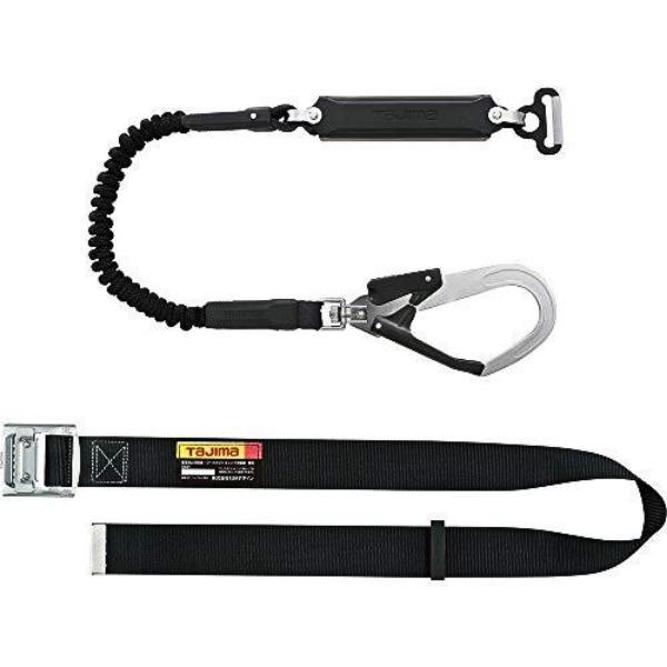 タジマ 胴ベルト スチール M 黒 蛇腹 A環L2セット B1SMJR-AL2BK 墜落防止器具