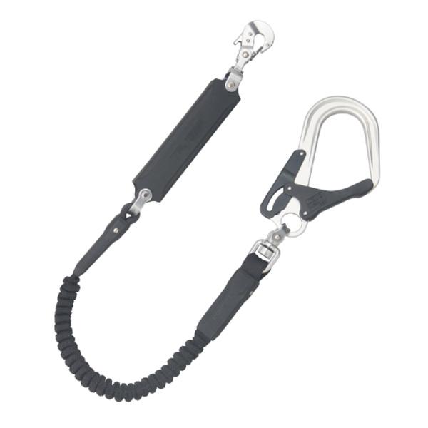 Rakuten - タジマ ハーネス用ランヤード蛇腹シングルL8 A1JR150-L8BK 最軽量アルミ鍛造フック TAJIMA