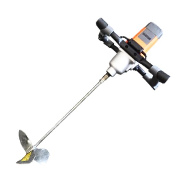 友定建機 TKH-12(W) ハンドミキサー 100V ダブルハンドルタイプ 1200W 2速無段変速 モルタルや接着剤の..