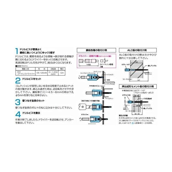 ゼン技研 プレートアンカー KTF-81 50組 首振りタイプ あと施工足場つなぎ用 2