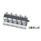 京北計器工業 数取器 5連卓上式 410g 4桁 ステンレス製 HM404-5 [来客数調査 交通量調査 在庫数 バードウォッチング 釣り]