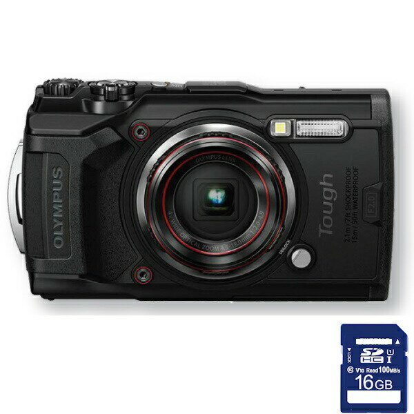 OLYMPUS ѥ TG-6 Ϻ ̿ѥǥ륫 ñCALS ɿɿ ͭ1200 SDHC꡼16Gդ