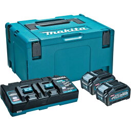 makita マキタ パワーソースキット XGT5（BL4040x2本・2口急速充電器DC40RB・マックパックタイプ3） A-71990 国内正規品