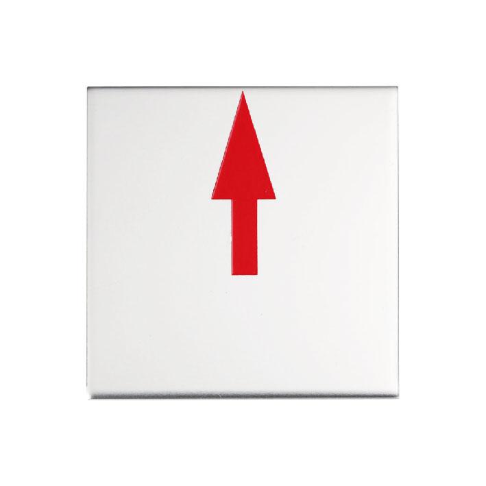 Rakuten - カクマル 40角 ステンレス製境界プレート（2mm厚） 貼付タイプ（10枚入） 半横矢 40x40x2mm S40G