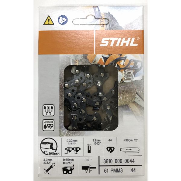 STIHL（スチール） ピコマイクロミニ3 （PMM3） 30cm ソーチェン No.36100000044 MS170/MS180/MS192用