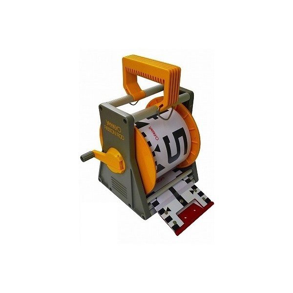 YAMAYO ヤマヨ測定機 リボンロッド 120mm幅 10m ケース付 R12B10S E2タイプ（表タテ数字20cm毎赤白 裏ヨコ数字1m毎赤白） リボンテープ 【測量/土木/建築/現場写真/工事写真】