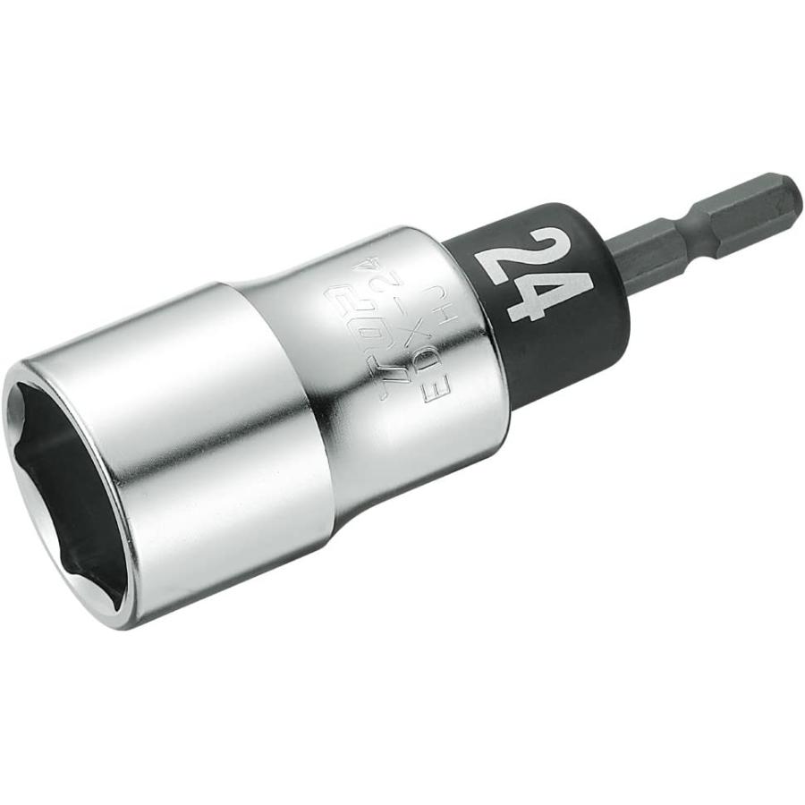 トップ工業 EDX-24 電動ドリル用αソケット 対辺寸法24mm 全長95mm 日本製 TOP