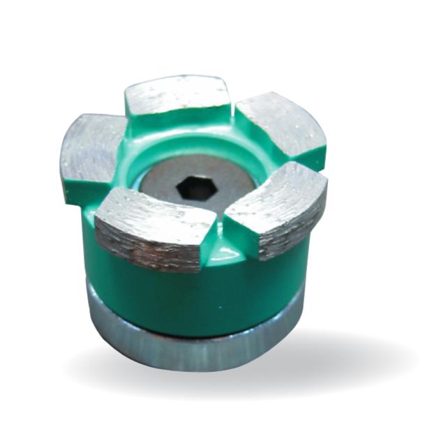 乐天商城 - ツボ万 ポリッシャ ショックアブソーバー付 NewSAポリッシャミニ NSA-35 外径35mm チップ厚5mm チップ幅7mm 取付穴M10ネジ コード11258