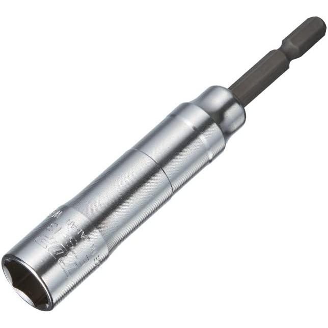 Rakuten - 【メール便発送可】トップ工業 ETS-13 強軸 電動ドリル用強軸ソケット 対辺寸法13mm 全長110mm 日本製 TOP ※メール便をご希望の方は、ご注文手続画面の配送方法より「追跡可能メール便」をご選択ください。