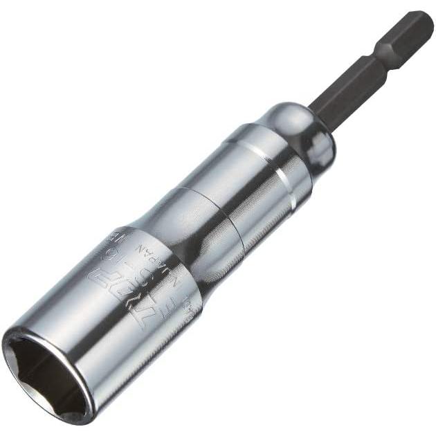 【メール便発送可】トップ工業 ETS-16 強軸 電動ドリル用強軸ソケット 対辺寸法16mm 全長110mm 日本製 ..