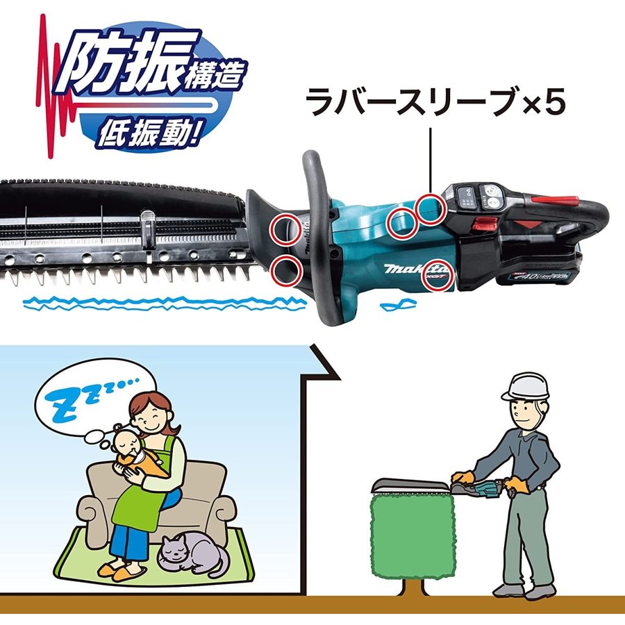 makita �ޥ��� ���ż��إå��ȥ�� ξ�ϼ� 40Vmax ������500mm MUH002GZ ���ΤΤߡʥХåƥꡦ���Ŵ�������