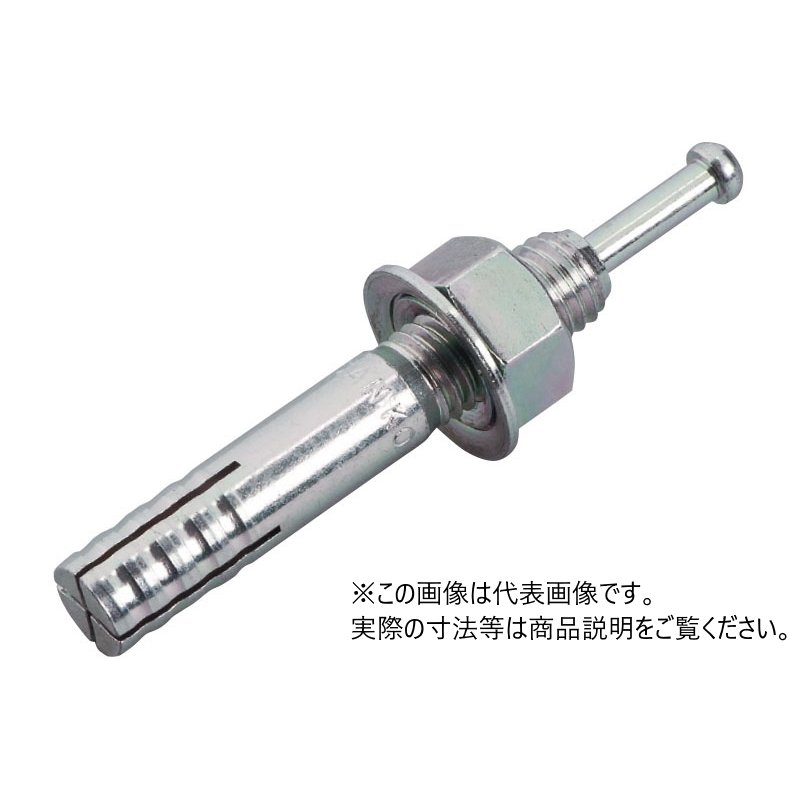 サンコーテクノ C-1090 ねじの呼びM10 全長90mm ミリねじ スチール製 オールアンカー 50本入