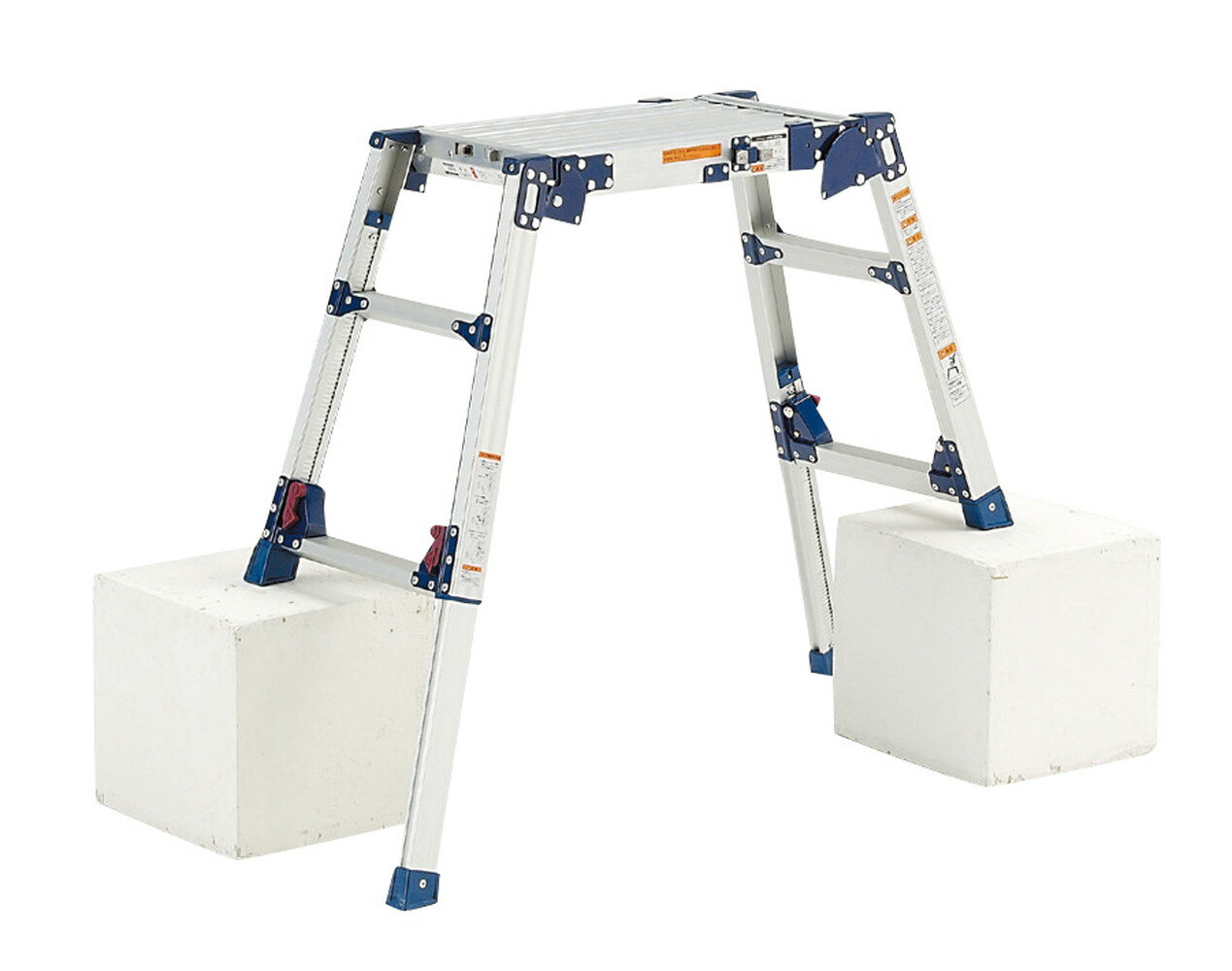 ピカ　4脚アジャスト式足場台　DWV　DWV-S86MA　ミニ天場スライドタイプ　トイレなどの狭いスペースで..